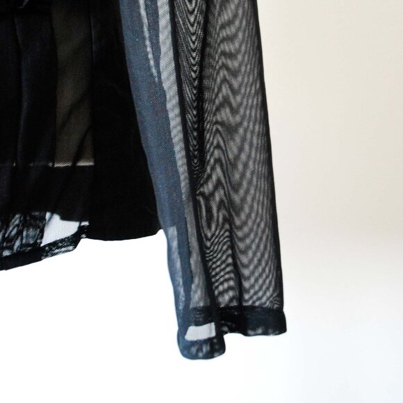 90’s Joseph Ribkoff Sheer Ruffled Blouse - Picture 4 of 7